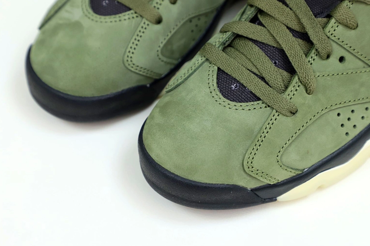 X RETRO SCOTT AIR JORDAN 'OLIVE' TRAVIS 6 0901